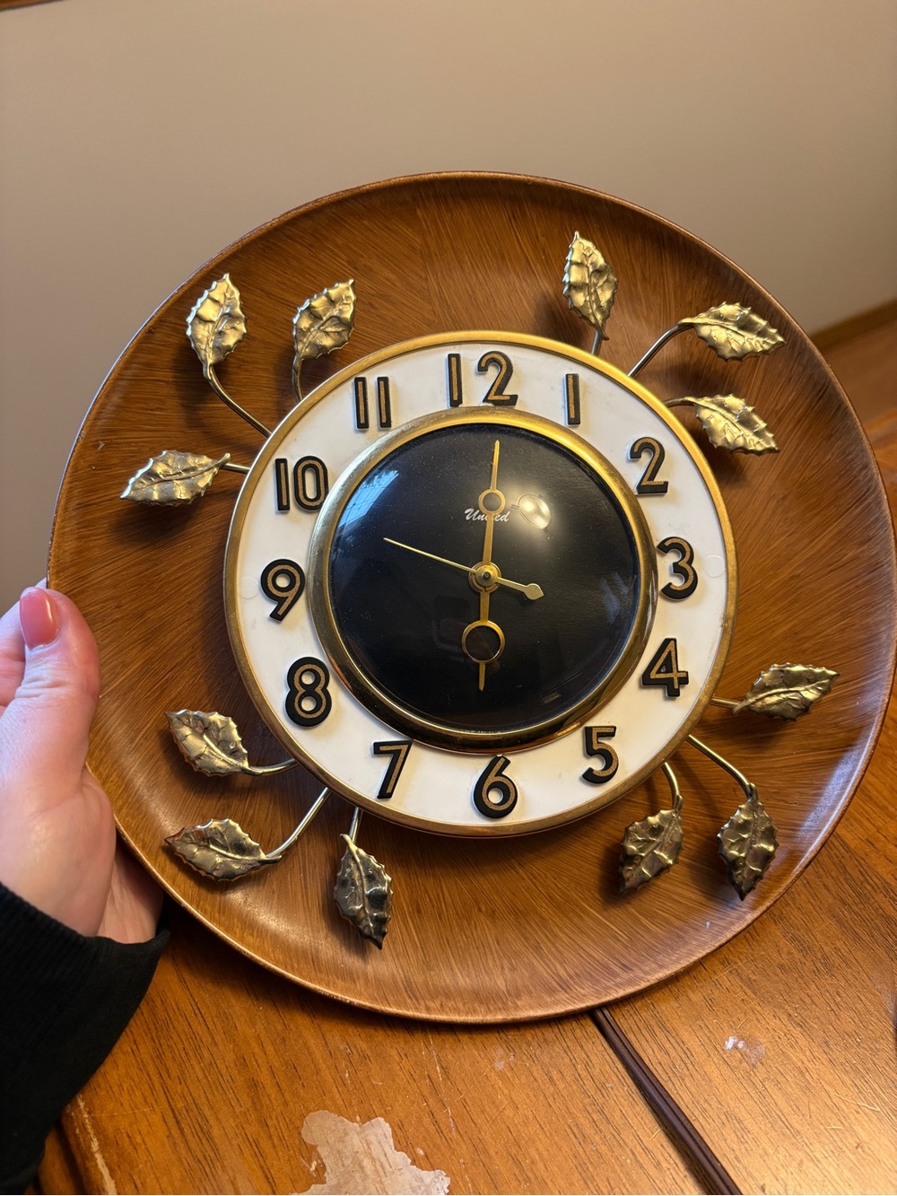 Vintage MCM United Clock